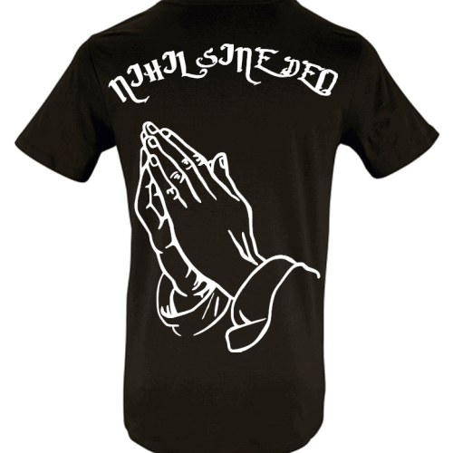 Tricou negru ,Nihil sine Deo,,