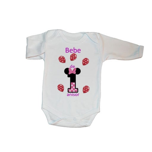 Body-personalizat-1-an-mov Set tricouri personalizate familie 1st year mov