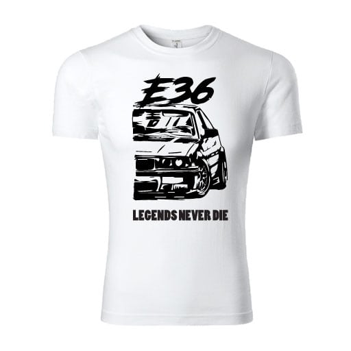 E36-Legends-Never-Die Tricou personalizat E36 - Legends Never Die