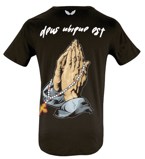 Tricou Ake spate 4 Tricou negru ,,deus ubique est,,