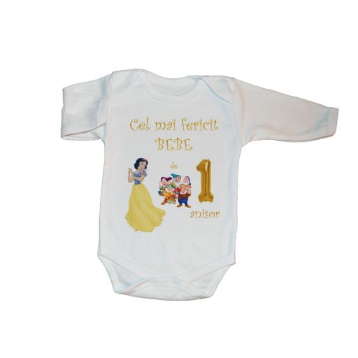 body-personalizat-1-an-alba-ca-zapada-_bebe Set tricouri personalizate familie 1st year Alba ca Zapada