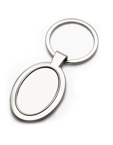 Breloc din metal oval personalizat