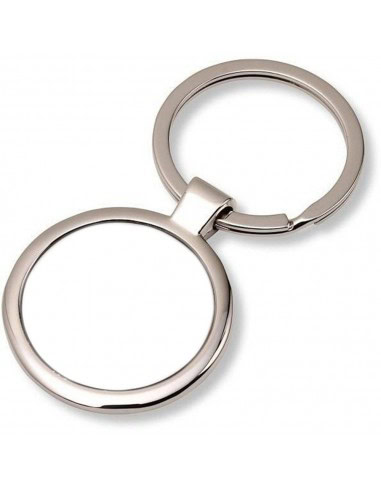 Breloc metalic rotund personalizat