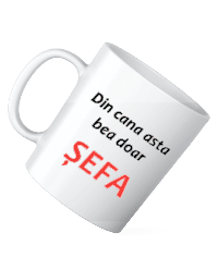Cana alba mată personalizata