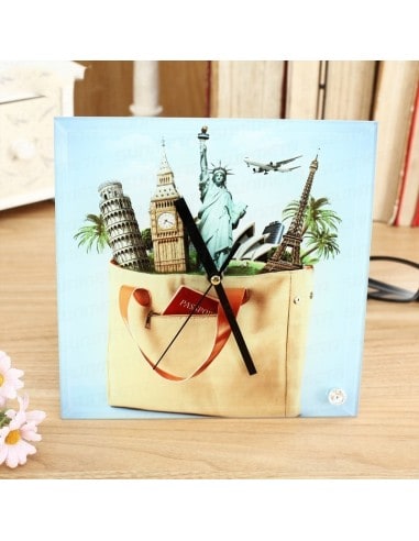 Ceas sticla sublimare 20x20