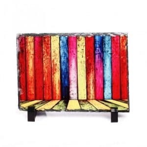 Placaj ardezie colorată 22x12 pentru decor interior și exterior.