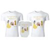 Set tricouri personalizate familie 1st year Alba ca Zapada