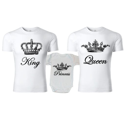 set-tricouri-personalizate-Familie-Regala Set tricouri personalizate Familia Regala