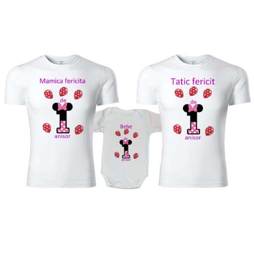 set-tricouri-personalizate-familie-1st-year-mov Set tricouri personalizate familie 1st year mov