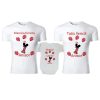 Set tricouri personalizate familie 1st year rosu cu negru