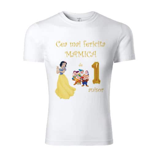 tricou-personalizat-1-an-alba-ca-zapada-_mama Set tricouri personalizate familie 1st year Alba ca Zapada