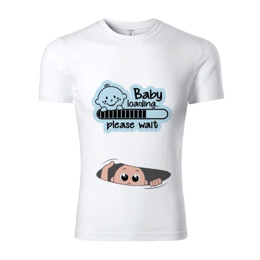 tricou-personalizat-gravida-baby-loading-please-wait Tricou personalizat gravida - baby loading - please wait