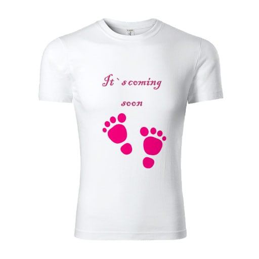 tricou-personalizat-gravida-coming-soon Tricou personalizat coming soon