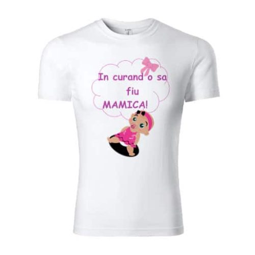 Tricou personalizat gravida fetita