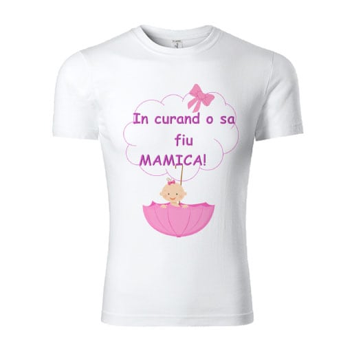 tricou-personalizat-gravida-fetita-umbrela Tricou personalizat gravida fetita - umbrela