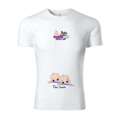 Tricou personalizat gravida gemeni