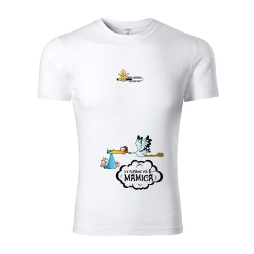 Tricou personalizat - in curand voi fi mamica