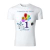 Set tricouri personalizate familie 1st year baloane colorate