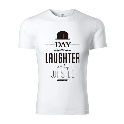 tricou-personalizat-optimist Tricou citat Charlie Chaplin