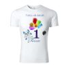Set tricouri personalizate familie 1st year baloane colorate