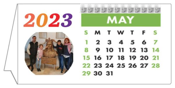 Calendar birou M2 personalizat