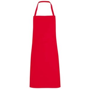 Șorț roșu personalizat, ideal pentru restaurante, catering și evenimente speciale. Calitate superioa.