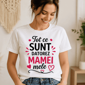 Zile de mame personalizate cu mesaj emoționant și design modern pentru cadouri speciale.