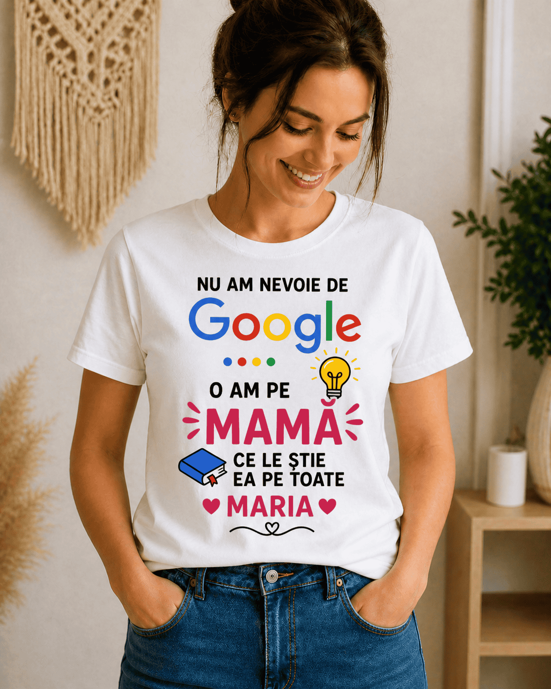 Nu am nevoie de Google, sunt pe mama care știe totul despre Maria.