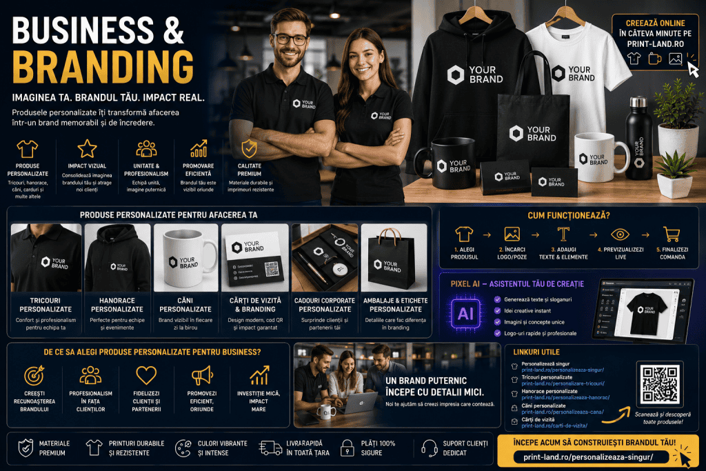 Produse personalizate pentru branding și marketing eficient, calitate superioară și soluții inovatoa.