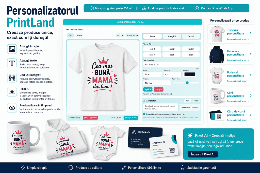 Cea mai bună mamă din lume - personalizare tricouri, cadouri și accesorii unice pentru mame.