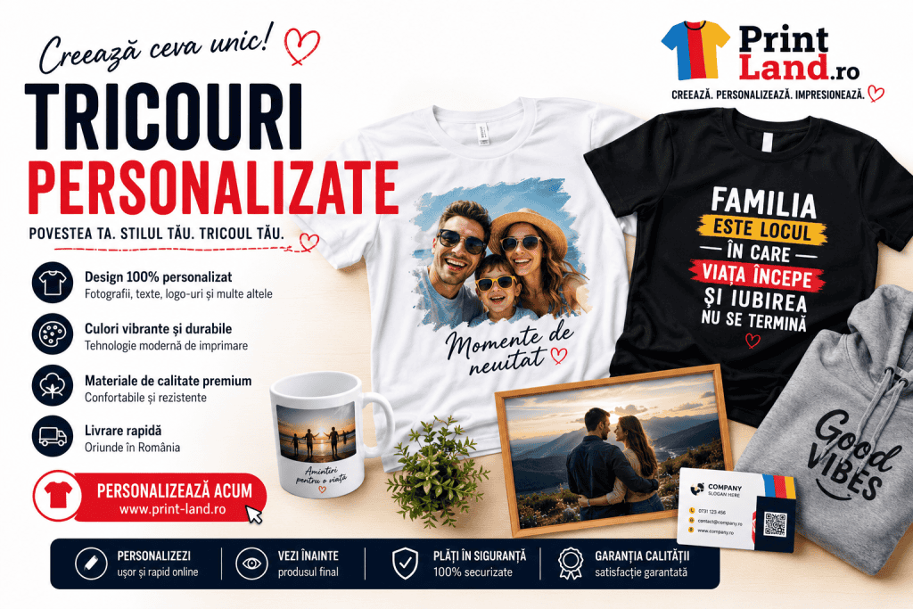 Tricouri personalizate în 2026